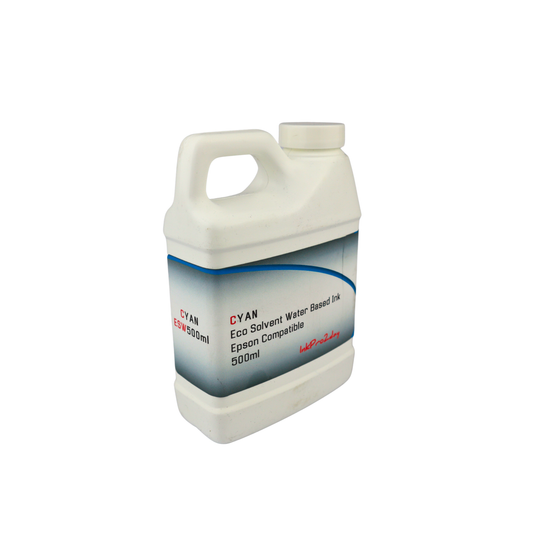 Cyan 500ml bottle Eco Solvent Water Based Ink for Epson WorkForce WF-7110 WF-7610 WF-7620 printers