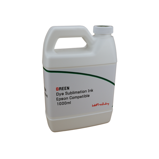 Green 1000ml bottle Dye Sublimation Ink for Epson SureColor P7000 P9000 Printers