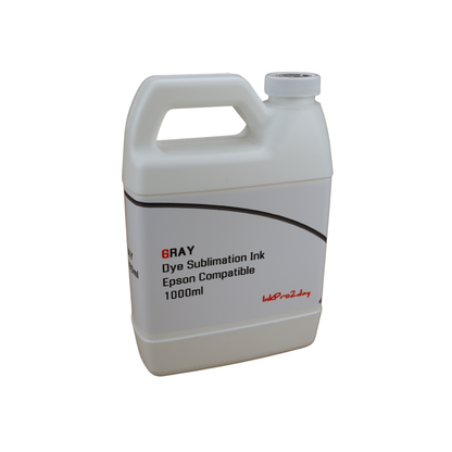 Gray 1000ml bottle Dye Sublimation Ink for Epson EcoTank Photo ET-8550 printer