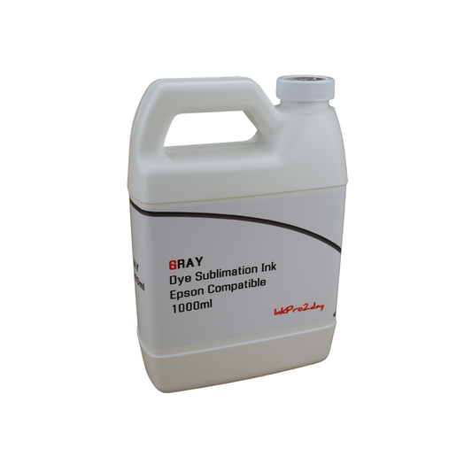 Gray 1000ml bottle Dye Sublimation Ink for Epson EcoTank Photo ET-8550 printer
