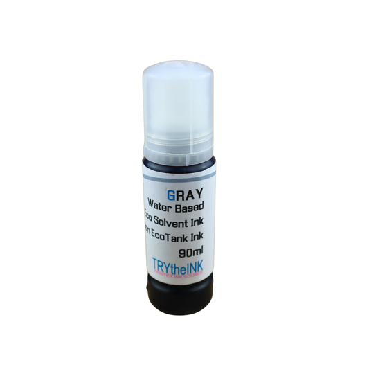 Gray 90ml bottle Eco Solvent Water Based Ink for Epson EcoTank Photo ET-8500 ET-8550 printers
