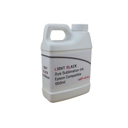 Light Black 500ml bottle Dye Sublimation Ink for Epson SureColor P5000 Printer