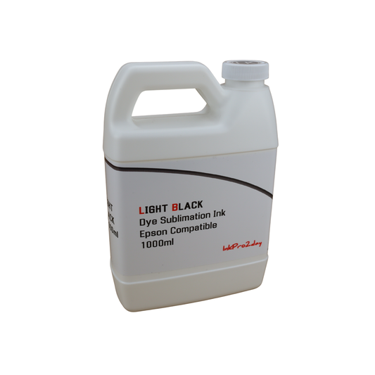 Light Black 1000ml bottle Dye Sublimation Ink for Epson SureColor P7000 P9000 Printers