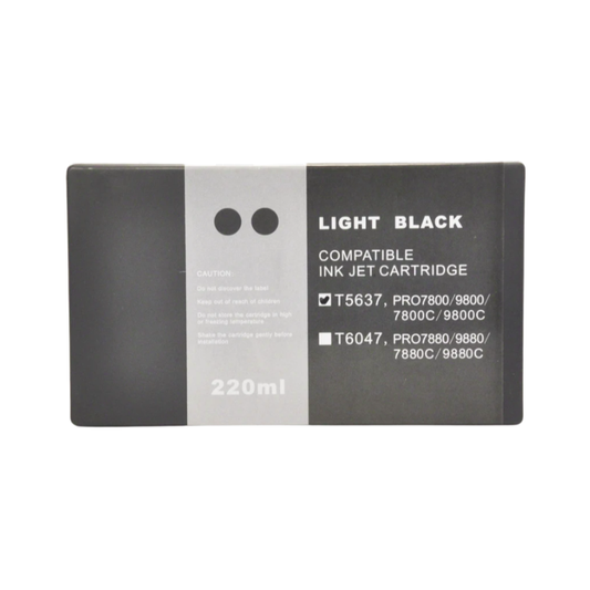 Light Black T603 remanufactured Pigment Ink Cartridge for Epson Stylus Pro 7800 9800 Printer