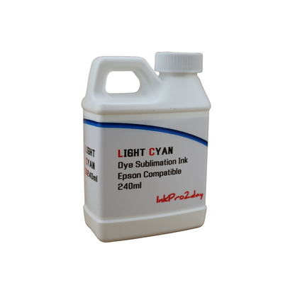 Light Cyan 240ml bottle Dye Sublimation Ink for Epson Stylus Pro 7880 9880 Printers