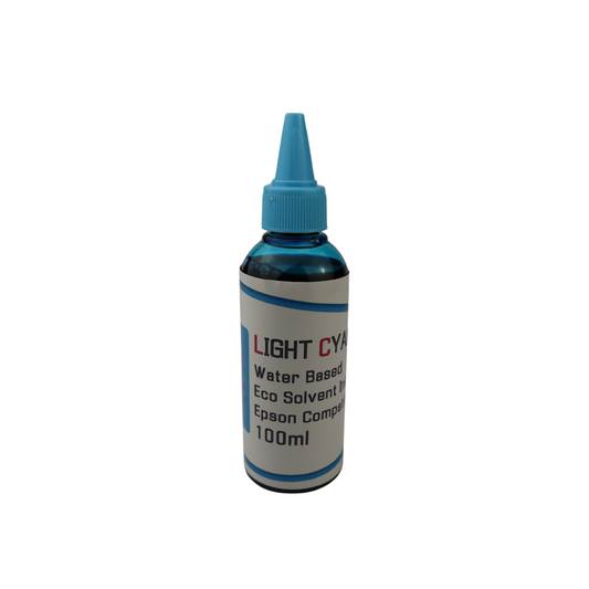 Light Cyan 100ml bottle Eco Solvent Water Based Ink for Epson SureColor P600 Printer