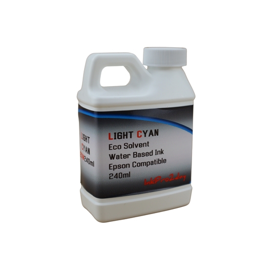 Light Cyan 240ml bottle Eco Solvent Water Based Ink for Epson SureColor P600 P800 printers