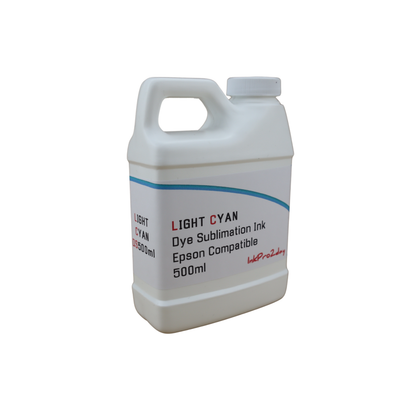 Light Cyan 500ml bottle Dye Sublimation Ink for Epson SureColor P800 Printer