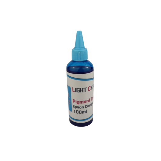 Light Cyan 100ml bottle Pigment Ink for Epson Stylus Photo R26O R280 R380 Printers