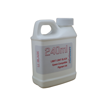 Light Light Black 240ml bottle compatible UltraChrome HDX Pigment Ink for Epson SureColor P800 Printer