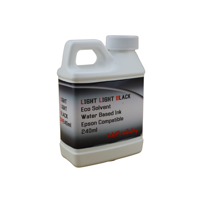 Light Light Black 240ml bottle Eco Solvent Water Based Ink for Epson Epson Stylus Photo R3000 printer
