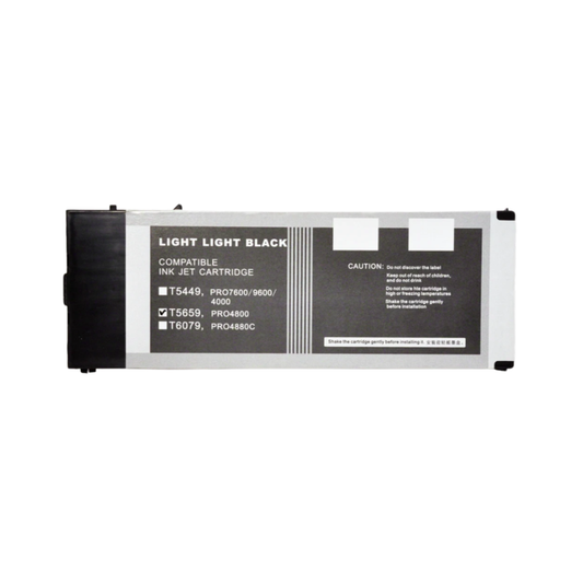 Light Light Black  T606 remanufactured Pigment Ink Cartridge for Epson Stylus Pro 4800 Printer