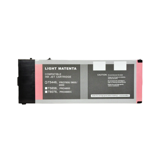 Light Magenta T544 remanufactured Pigment Ink Cartridge for Epson Stylus Pro 7600 9600 Printers