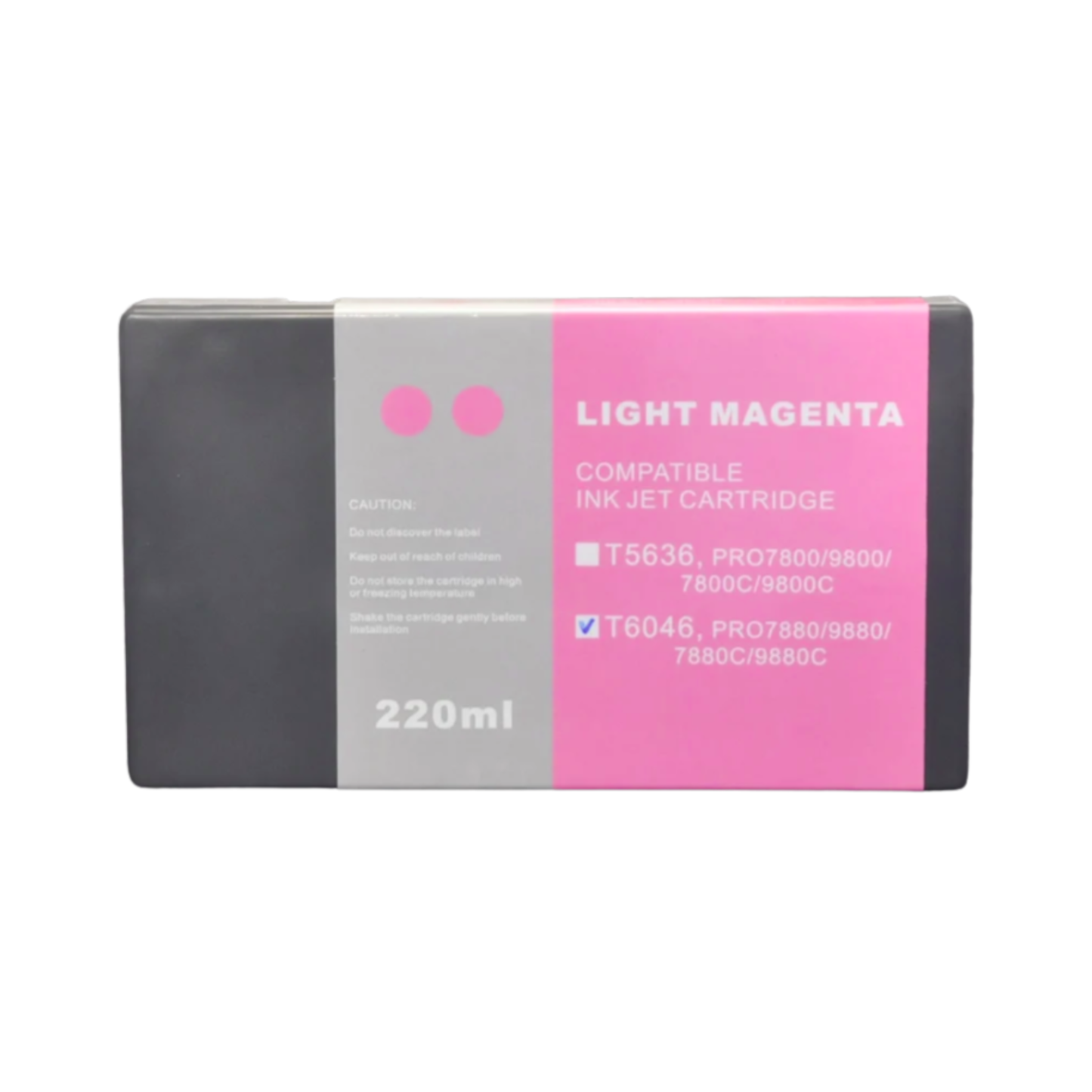 Light Magenta T603 remanufactured Pigment Ink Cartridge for Epson Stylus Pro 7880 9880 Printer