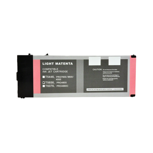 Light Magenta T606 remanufactured Pigment Ink Cartridge for Epson Stylus Pro 4800 Printer
