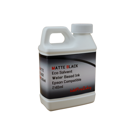Matte black 240ml bottle Eco Solvent Water Based Ink for Epson SureColor T3000 T5000 T7000 printers