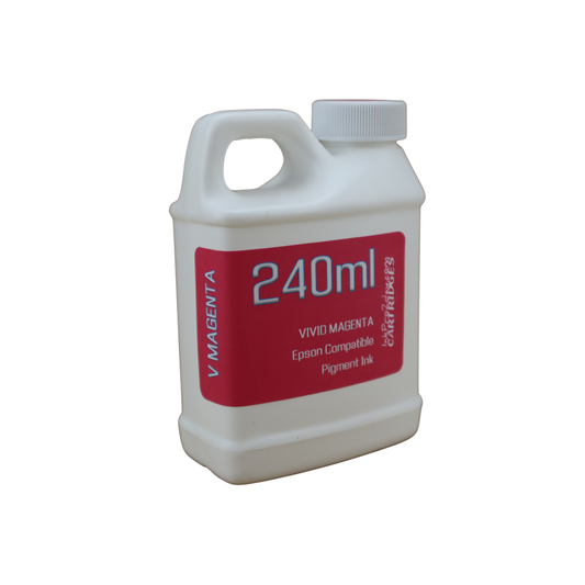 Vivid Magenta 240ml bottle Pigment Ink for Epson SureColor P800 Printer