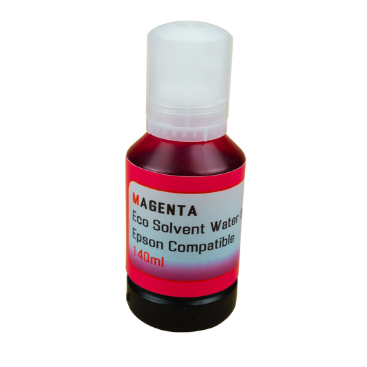 Magenta 140m bottle Eco Solvent Water Based Ink for Epson EcoTank Pro ET-16600 ET-16650 printers