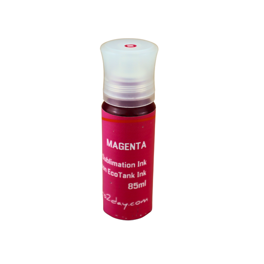 Magenta 85ml bottle Dye Sublimation Ink for Epson EcoTank ET-ET-2720 ET-2760 printers