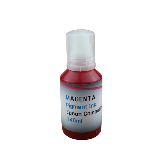Magenta 140ml bottle Pigment Ink for Epson EcoTank ET-3760 ET-4760 Printers