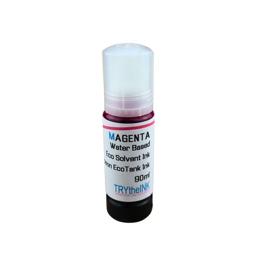 Magenta 90ml bottle Eco Solvent Water Based Ink for Epson EcoTank Photo ET-8500 ET-8550 printers