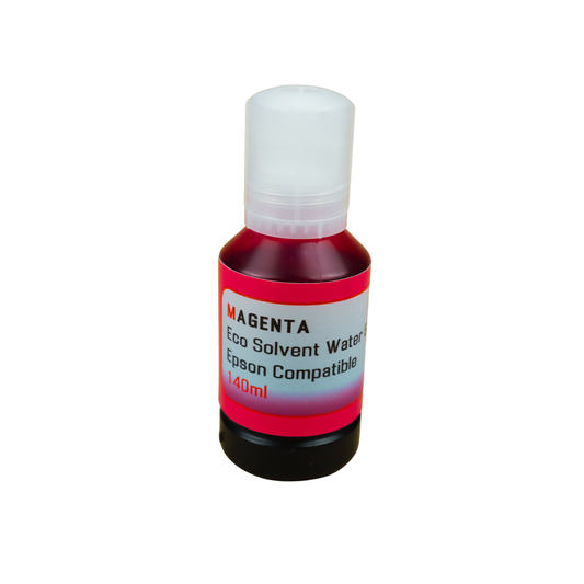 Magenta 140ml bottle Eco Solvent Water Based Ink for Epson EcoTank Photo ET-8500 ET-8550 printers