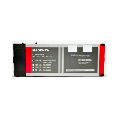 Magenta T544 remanufactured Pigment Ink Cartridge for Epson Stylus Pro 7600 9600 Printers