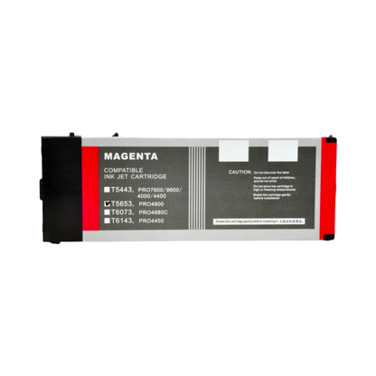 Magenta  T606 remanufactured Pigment Ink Cartridge for Epson Stylus Pro 4800 Printer