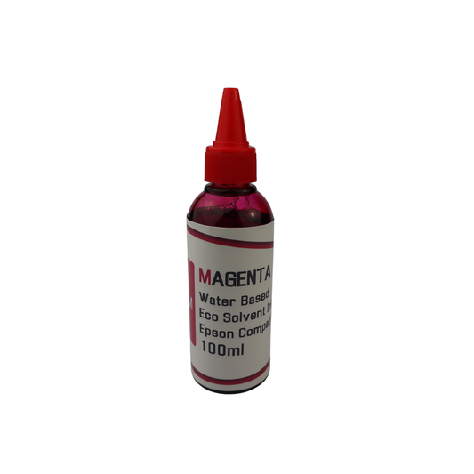 Magenta 100ml bottle Eco Solvent Water Based Ink for Epson WorkForce WF-2960 printers