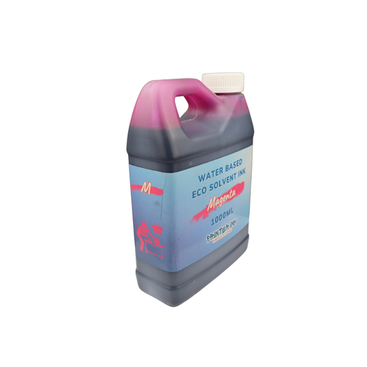 Magenta 1000ml bottle Eco Solvent Water Based Ink for Epson WorkForce WF-7110 WF-7610 WF-7620 printer