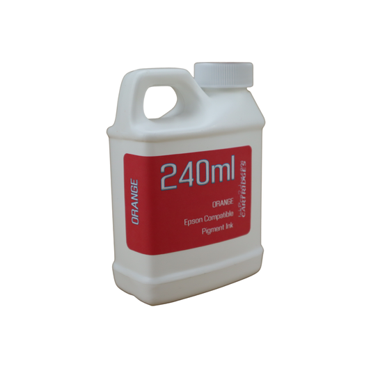 Orange 240ml bottle compatible UltraChrome HDX Pigment Ink for Epson SureColor P5000 Printer