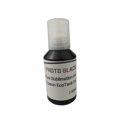Photo Black 140ml bottle Dye Sublimation Ink for Epson EcoTank Photo ET-8550 printer
