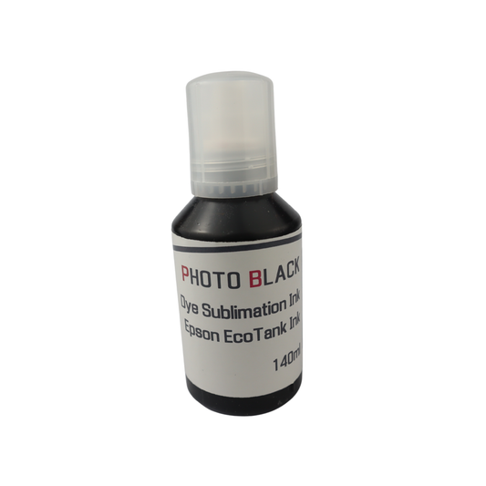 Photo Black 140ml bottle Dye Sublimation Ink for Epson EcoTank Photo ET-8550 printer