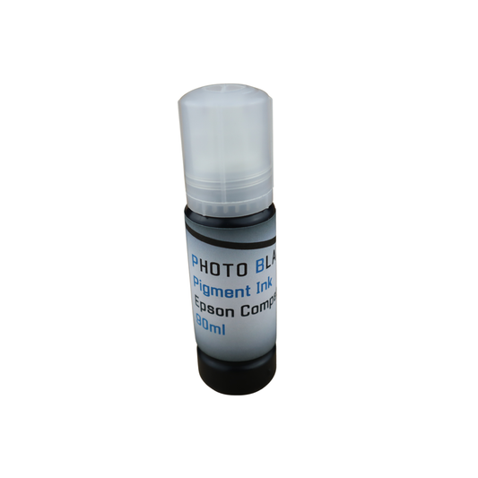 Photo Black 90ml bottle Pigment Ink for Epson EcoTank Photo ET8500 ET-8550 printers