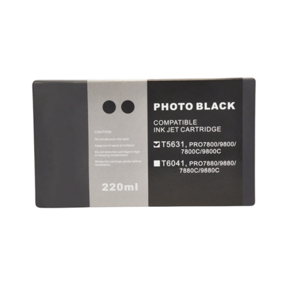 Photo Black T603 remanufactured Pigment Ink Cartridge for Epson Stylus Pro 7800 9800 Printer