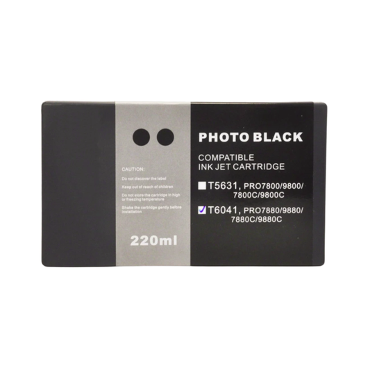 Photo Black T603 remanufactured Pigment Ink Cartridge for Epson Stylus Pro 7880 9880 Printer
