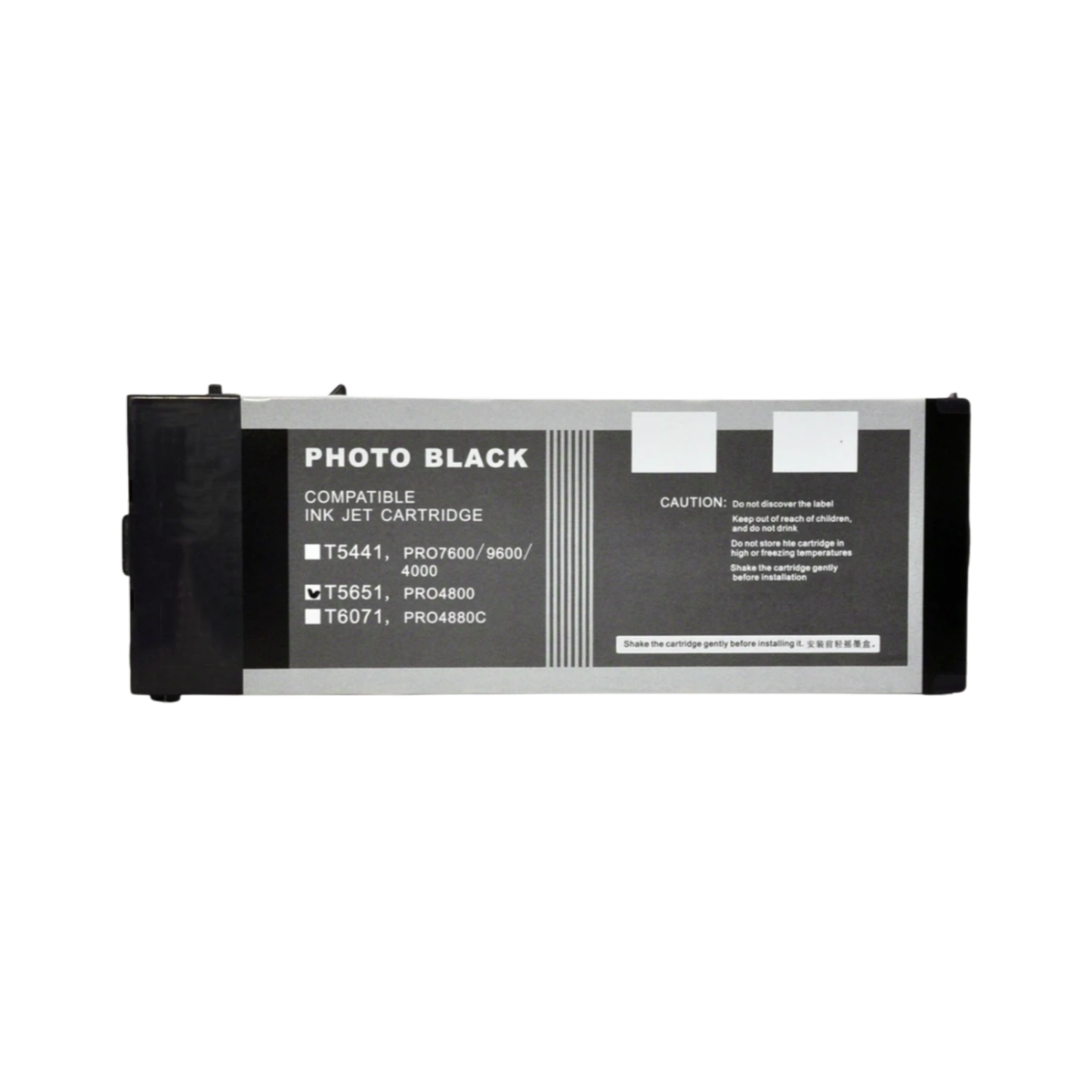 Photo Black T606 remanufactured Pigment Ink Cartridge for Epson Stylus Pro 4800 Printer