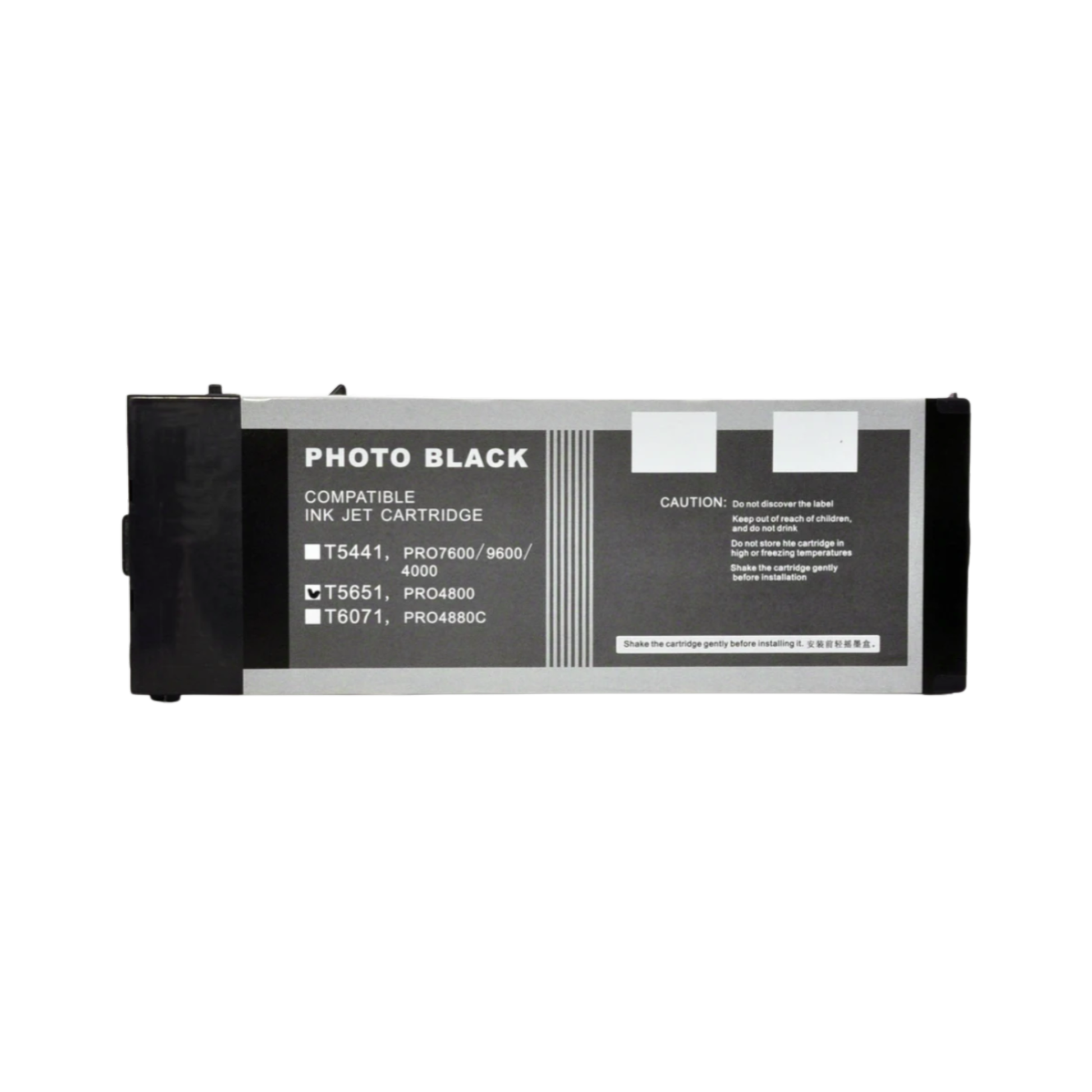 Photo Black T606 remanufactured Pigment Ink Cartridge for Epson Stylus Pro 4800 Printer