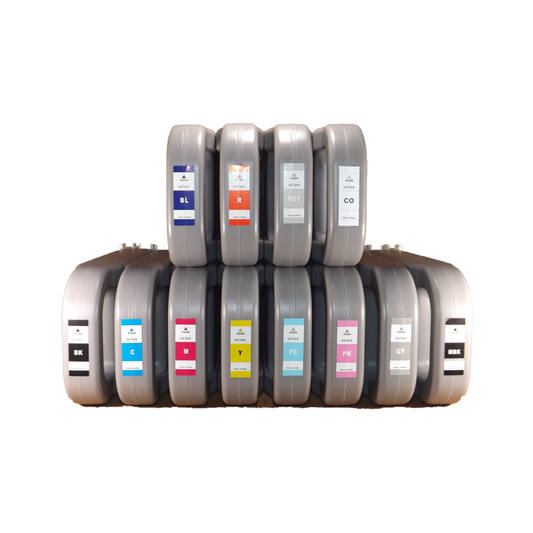 12 Color PFI-1700 Compatible Cartridge for Canon imagePROGRAF PRO 2000, 4000, 4000S, 6000, 6000S, 2100, 4100, 4100S, 6100, 6100S Printers