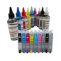 9 100ml bottles Pigment Ink 9 Refillable Ink Cartridges for Epson Stylus Photo R2880 Printer