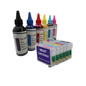6 100ml bottles Dye Sublimation Ink 6 Refillable Ink Cartridges for Epson Artisan 1430 printer