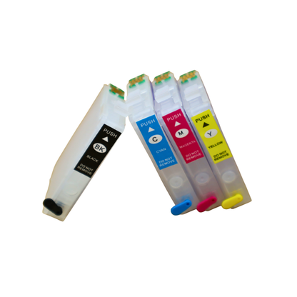 4-Refillable Ink Cartridges T220XL for Epson Expression XP-320 XP-420 XP-424 Printers