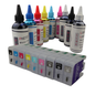 9- 100ml bottles Eco Solvent Water Based Ink 9- 80ml T850 Refillable Ink Cartridges for Epson SureColor P800 printer