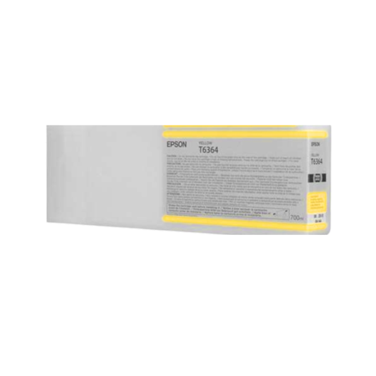 Yellow T636400 Remanufactured Pigment Ink Cartridge 700ml for Epson Stylus Pro 7890 9890 Printers