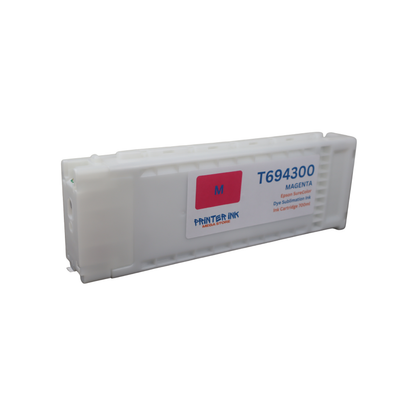 Magenta Dye Sublimation Ink filled T694300 Cartridge for Epson SureColor T3000 T5000 T7000 printers