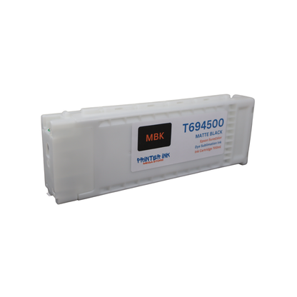 Matte Black Dye Sublimation Ink filled T694500 Cartridge for Epson SureColor T3000 T5000 T7000 printers