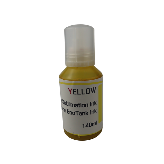 Yellow 140ml bottle Dye Sublimation Ink for Epson EcoTank Pro ET-16600 ET-16650 printers