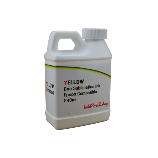 Yellow 240ml bottle Dye Sublimation Ink for Epson EcoTank Pro ET-16600 ET-16650 printers