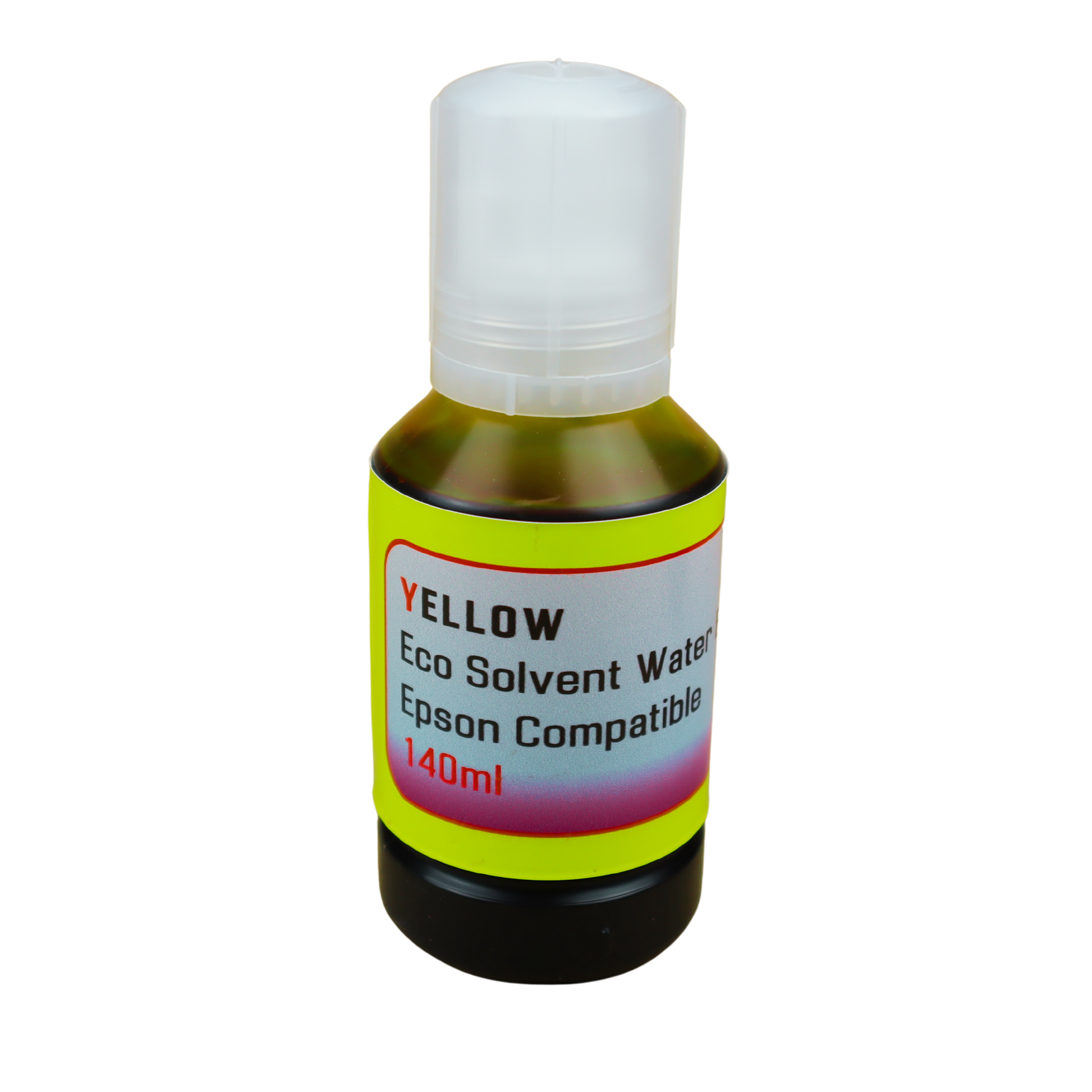 Yellow 140m bottle Eco Solvent Water Based Ink for Epson EcoTank Pro ET-16600 ET-16650 printers