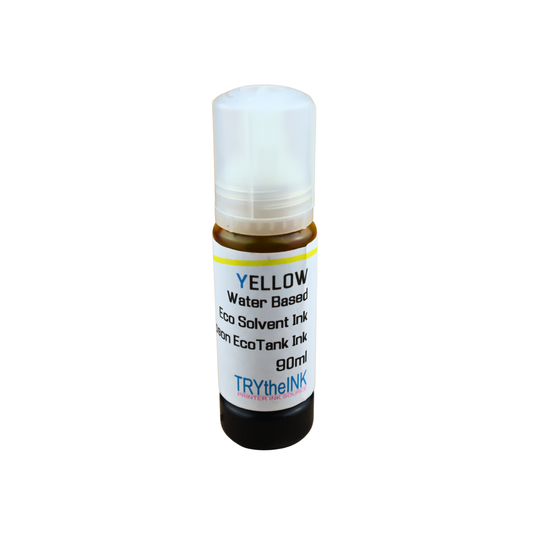 Yellow 90ml bottle Eco Solvent Water Based Ink for Epson EcoTank Pro ET-16600 ET-16650 printers